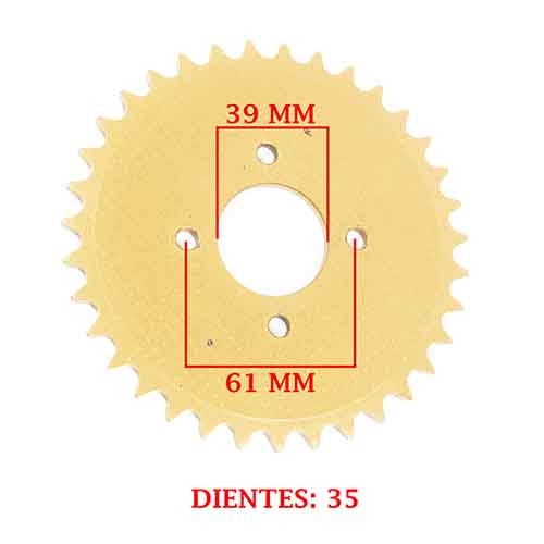 CORONA DE TRANSMISION ZANELLA 50 V1 (Z35) CREUSO (901-ARG)