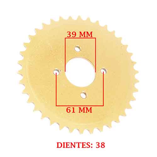 CORONA DE TRANSMISION ZANELLA 50 V3 (Z38) CREUSO (900-ARG)