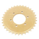 CORONA Y PIÑON BRAVA 200 AQUILA (34-14 6 AGUJEROS) CREUSO (9659-KIT)