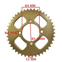 CORONA Y PIÑON YAMAHA YBR 125 E / R / ED-FULL ( 43-15) CREUSO (9301-KIT)