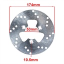 DISCO DE FRENO HONDA TRX 200 DELANTERO HYD (D8065)