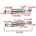 EJE SECUNDARIO BETA 250 MOTARD/ CHRONO/ TR 2.5/ 300 EURO (4T) CREUSO (7876-000)
