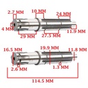 EJE SECUNDARIO GUERRERO-MAGIC 100 G/ 100 GD/ YUMBO/ WINNER (4T) CREUSO (3212-100)