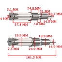 EJE SECUNDARIO HONDA 125 XR-L CREUSO (7800-000)