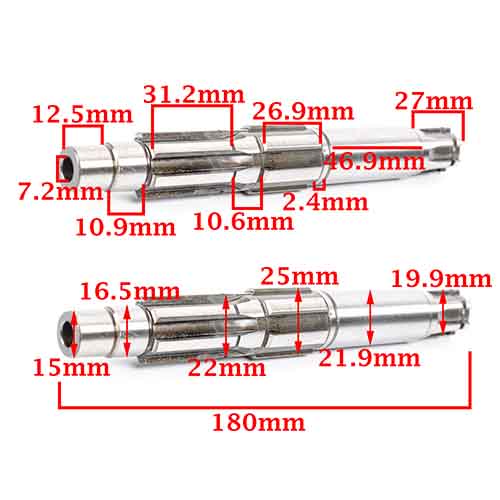 EJE SECUNDARIO ZANELLA 250 PATAGONIAN EAGLE (4T) CREUSO (4396-000)