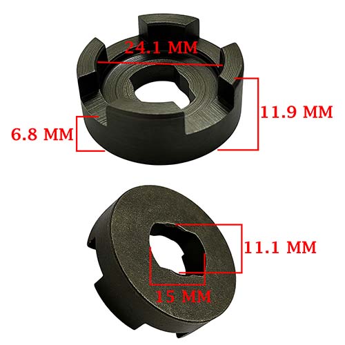 ACOPLE DE TRANSMISION CORTO ZANELLA 50 KS V3 2T CREUSO (278-000)
