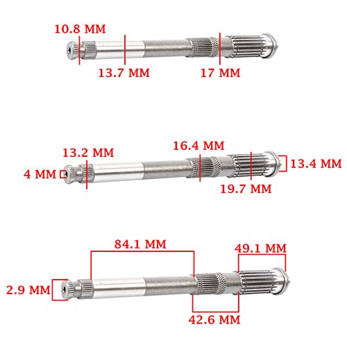ARBOL DE PUESTA EN MARCHA HONDA 100 CD/ SLEEK/ SPLENDOR (4T) CREUSO (3118-100)