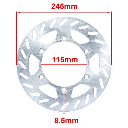 DISCO DE FRENO YAMAHA TT R 250 TRASERO HYD (D8070)
