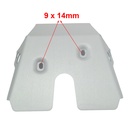 PROTECTOR DE MOTOR HONDA CRF230 PLATEADO CIRCUIT CM001-098