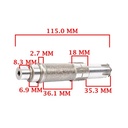 CONJUNTO ARBOL SECUNDARIO ZANELLA 70/ 90 SOL AUTOMATIC/ MONOMARCHA (4T) CREUSO (4141-000)