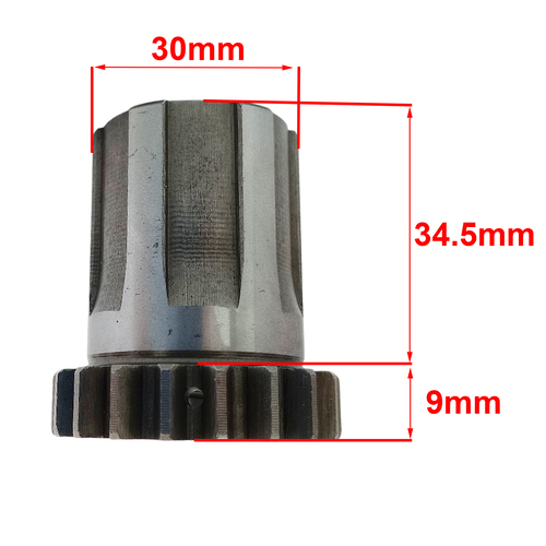 ENGRANAJE DE ARRANQUE S/PRIMARIO Z-19 ZANELLA 150 RX/G3/FULL/150 CREUSO (4266-000)