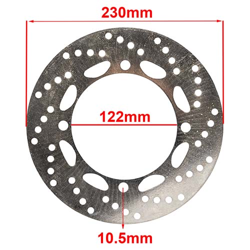 DISCO DE FRENO SUZUKI DR 125 DELANTERO HYD (D8080)