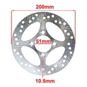 DISCO DE FRENO YAMAHA YFZ 450 YFM 250 RX TRASERO HYD (D8094)