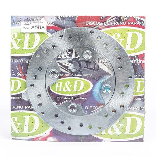 DISCO DE FRENO ZANELLA SEXY TRASERO HYD (D8098)