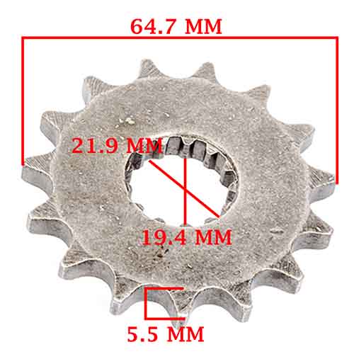 CORONA Y PIÑON BETA TR 200 MOTARD (48-15) CREUSO (9550-KIT)