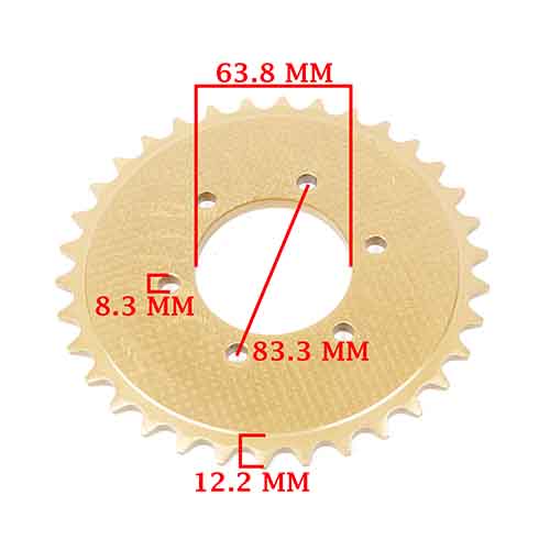 CORONA Y PIÑON BRAVA 200 AQUILA (34-14 6 AGUJEROS) CREUSO (9659-KIT)