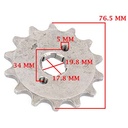 CORONA Y PIÑON BRAVA 200 AQUILA (34-14 6 AGUJEROS) CREUSO (9659-KIT)