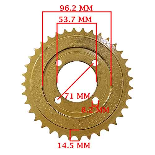 CORONA Y PIÑON HONDA C90 ECONO-POWER (36-15) CREUSO (9033-KIT)