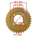 CORONA Y PIÑON HONDA C90 ECONO-POWER (36-15) CREUSO (9033-KIT)