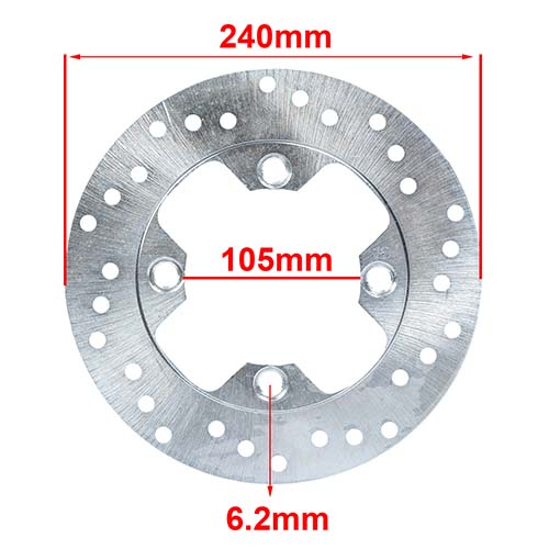 DISCO DE FRENO HONDA XR 650R TRASERO HYD (D8100)