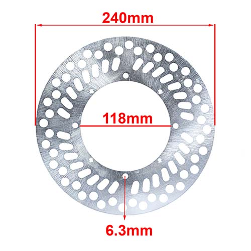 DISCO DE FRENO HONDA XR 250 TORNADO XL 200 DELANTERO HYD (D8104)