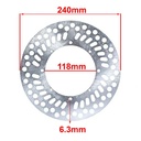 DISCO DE FRENO HONDA XR 250 TORNADO XL 200 DELANTERO HYD (D8104)