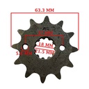 CORONA Y PIÑON HONDA XR 250 TORNADO (45-12) CREUSO (9134-KIT)