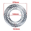 DISCO DE FRENO CBX 250 TWISTER DELANTERO HYD (D8107)