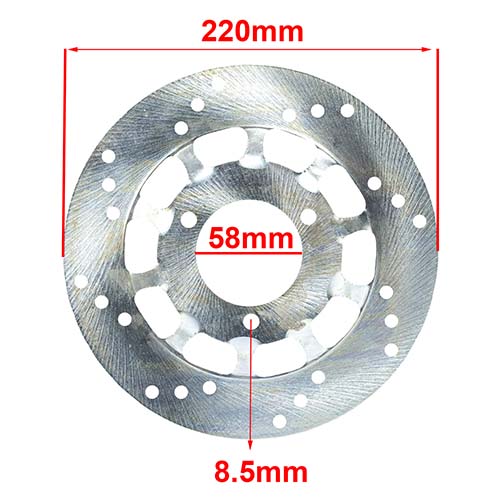 DISCO DE FRENO GILERO SUPER 126 DELANTERO HYD (D8109)