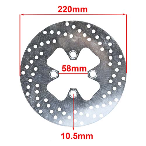 DISCO DE FRENO ZANELLA ZZT TRASERO HYD (D8115)