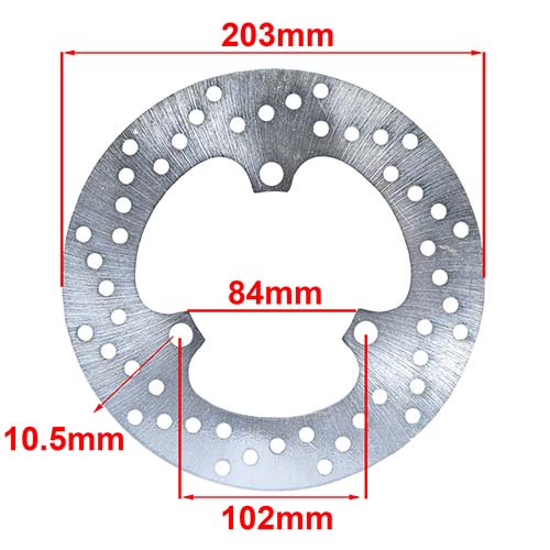 DISCO DE FRENO YAMAHA XTZ 250 TRASERO HYD (D8116)