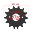 CORONA Y PIÑON HONDA XR 250 TORNADO (PRO-CEMENTADO NEGRO) (48-12) CREUSO (9089-KIT)