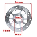 DISCO DE FRENO SUZUKI EN 125 - MOTOMEL S2 150 HYD (D8121)