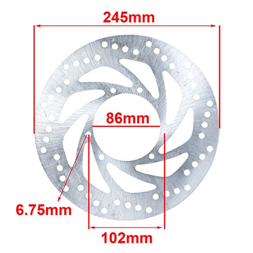 DISCO DE FRENO YAMAHA XTZ 250 DELANTERO HYD (D8123)