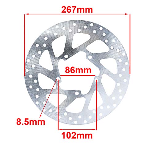 DISCO DE FRENO YAMAHA FZ 16 DELANTERO HYD (D8124)