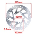 DISCO DE FRENO YAMAHA FZ 16 DELANTERO HYD (D8124)