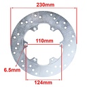 DISCO DE FRENO BAJAJ 220 TRASERO HYD (D8126)