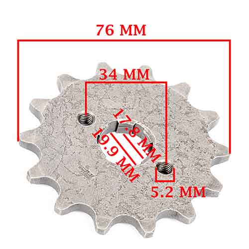 CORONA Y PIÑON MONDIAL HD 254 (33-14) CREUSO (9167-KIT)