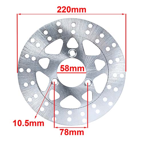 DISCO DE FRENO KELLER 260 TRASERO HYD (D8129)