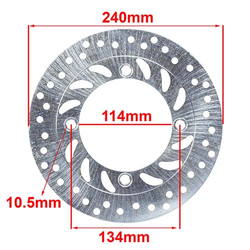 DISCO DE FRENO HONDA STORM 125 DELANTERO HYD (D8131)