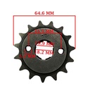 CORONA Y PIÑON MOTOMEL S2 150 / 200 CUSTOM (38-15) CREUSO (9200-KIT)