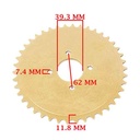 CORONA Y PIÑON ZANELLA 50 V3 PLANA CARGA / NEW FIRE (42-10) CREUSO (9424-KIT)
