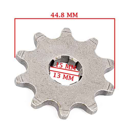 CORONA Y PIÑON ZANELLA 50 V3 PLANA CARGA / NEW FIRE (42-10) CREUSO (9424-KIT)