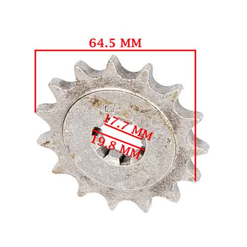 CORONA Y PIÑON YAMAHA T105 CRYPTON / E (37-15) CREUSO (9309-KIT)