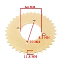 CORONA Y PIÑON YAMAHA T105 CRYPTON / E (37-15) CREUSO (9309-KIT)