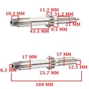 EJE PRIMARIO Z-12 BAJAJ 135 ROUSER -LS (STREET) (4T) CREUSO (7960-000)