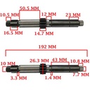 EJE PRIMARIO Z-12 ZANELLA 200 ZR OHC (4T) CREUSO (8337-000)