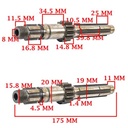 EJE PRIMARIO Z-13 MOTOMEL 250 CUSTOM DRESSER/250 HAWKER/250 RIDER CREUSO (5909-000)