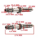 EJE PRIMARIO Z-13 ZANELLA 250 PATAGONIAN EAGLE (4T) CREUSO (4391-000)