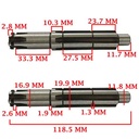 EJE SECUNDARIO GUERRERO-MAGIC 110 TRIP/ FUTURE DELUX (LARGO) (M.NUEVO) CREUSO (3699-000)